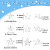 300Pcs 3 Styles Acrylic Cabochons OACR-SP0001-97-2