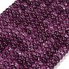 Dyed Imitation Gemstone Glass Beads Strands GL-Z001-03A-05-1