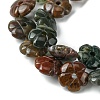 Natural Indian Agate Beads Strands G-H023-B06-01-4