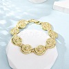 Brass Link Bracelets for Women BJEW-H209-01C-G-2