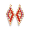 MIYUKI & TOHO Handmade Japanese Seed Beads Links SEED-A027-F16-2