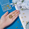 24Pcs Brass Charms Cabochon Settings KK-PH0014-17C-3