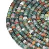 Natural Indian Agate Beads Strands G-P575-B02-4x2mm-3