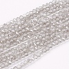 Transparent Glass Beads Strands X-GLAA-F076-B04-1