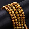 Natural Tiger Eye Beads Strands G-G099-10mm-9-5