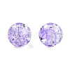 Transparent Crackle Acrylic Beads CACR-N002-19B-4