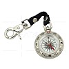 Alloy Compass Key Ring WACH-I0018-04-2