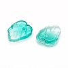 Two-Tone Transparent Glass Charms GLAA-H016-15-4