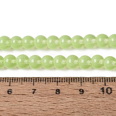 Transparent Glass Imitation Cat Eye Beads Strands GLAA-Q110-01B-09-1