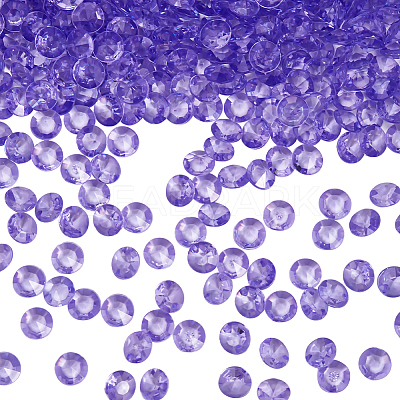 1000Pcs Acrylic Rhinestone Pointed Back Cabochons GACR-SP0001-01A-1