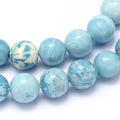 Natural Gemstone Beads Strands G-L367-01-6mm-1