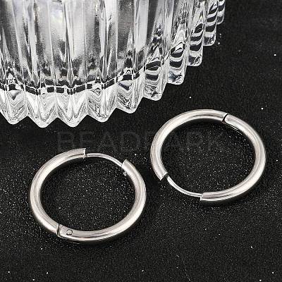 202 Stainless Steel Huggie Hoop Earrings X-EJEW-F111A-20mm-P01-1