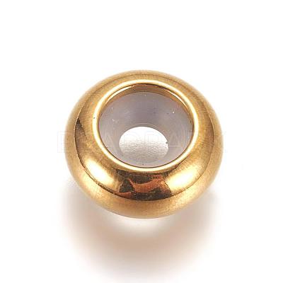 PVD Vacuum Plating 304 Stainless Steel Beads STAS-L222-41A-G-1