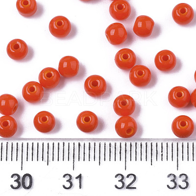 Opaque Colours Glass Beads SEED-S040-01A-11-1