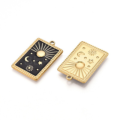 304 Stainless Steel Pendants STAS-N108-27B-G-1
