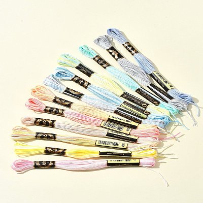 6-Ply Polyester Embroidery Floss OCOR-FZ0001-01B-1