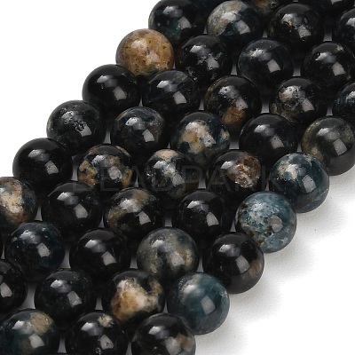 Natural Blue Tourmaline Beads Strands GG-NH0002-A01-10mm-1
