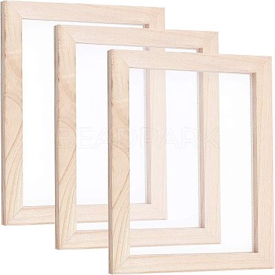 Wooden Paper Making DIY-WH0171-49C-1