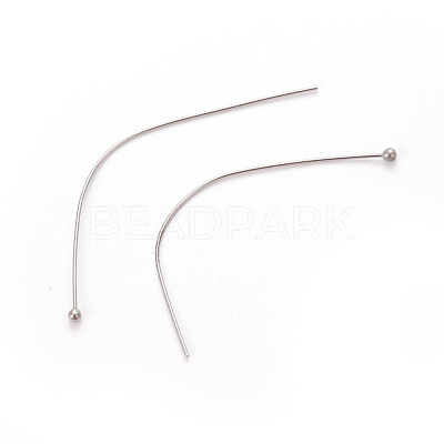 Tarnish Resistant 304 Stainless Steel Ball Head Pins X-STAS-E452-01P-A-1