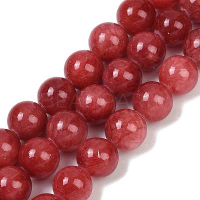 Natural Mashan Jade Round Beads Strands G-D263-10mm-XS04-01-1