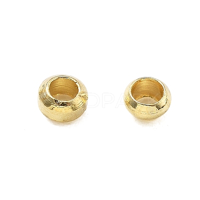 Brass Crimp Beads KK-S509-01G-02-1