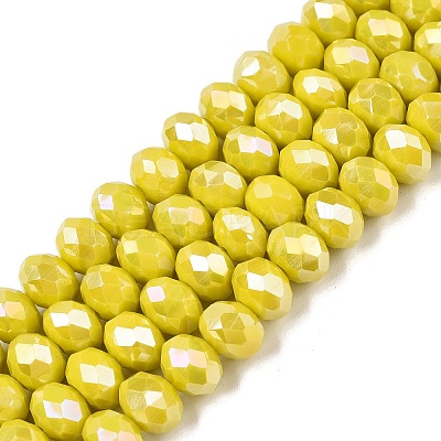 Electroplate Glass Beads Strands LS-EGLA-A044-P8mm-B04-1
