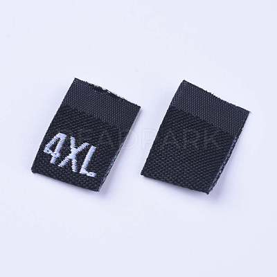 Clothing Size Labels(4XL) FIND-WH0045-E02-1