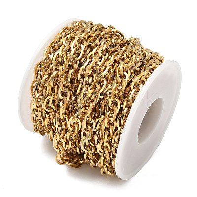 Ion Plating(IP) 304 Stainless Steel Rope Chains CHS-H025-16G-02-1