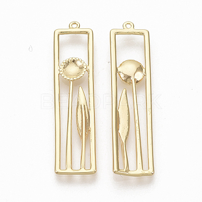 Brass Pendants X-KK-Q762-005G-NF-1