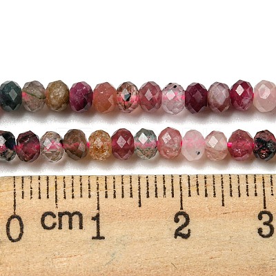 Natural Multicolor Tourmaline Beads Strands G-D0010-23D-1