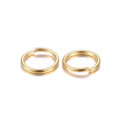 304 Stainless Steel Open Jump Rings STAS-O098-01G-12-1