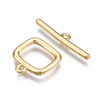 Brass Toggle Clasps X-KK-T063-100G-NF-1
