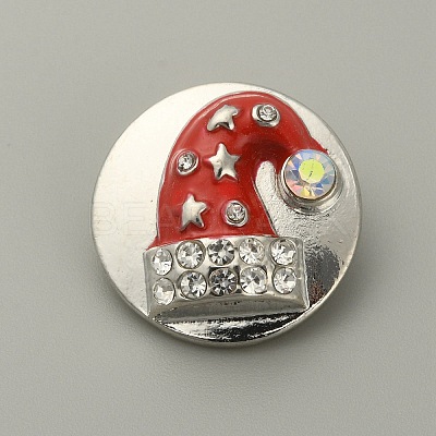 Alloy Enamel Jewelry Snap Buttons DIY-WH0430-051H-1