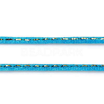 Metallic Stain Beads String Cords NWIR-R024-374-1