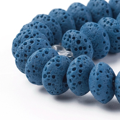 Natural Lava Rock Beads Strands G-F671-01A-05-1