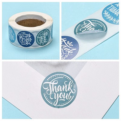 1 Inch Thank You Stickers LS-DIY-G013-A10-1