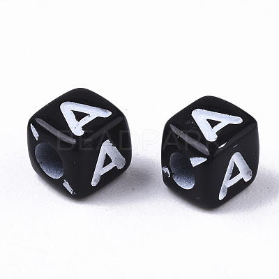 Opaque Acrylic Beads SACR-N002-01A-1