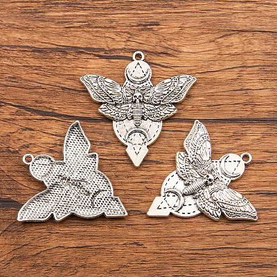 Tibetan Style Alloy Pendant PW-WG97432-01-1