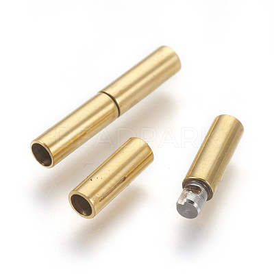 PVD Vacuum Plating 304 Stainless Steel Bayonet Clasps STAS-F196-01G-04-1