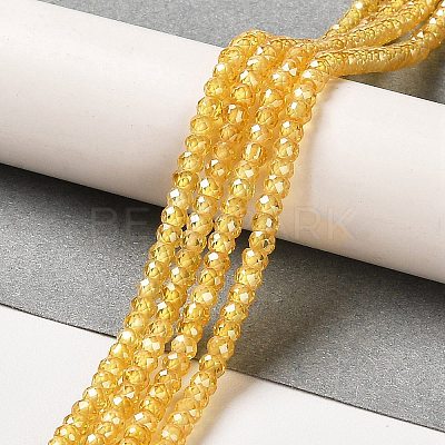 Cubic Zirconia Bead Strands ZIRC-G001-01F-1