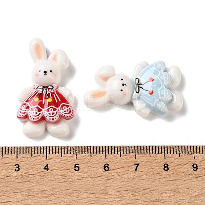Opaque Resin Cabochons X-RESI-G121-03-1