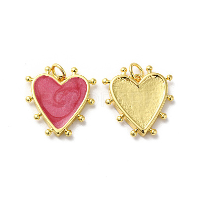 Rack Plating Brass Enamel Pendants KK-D074-03G-02-1