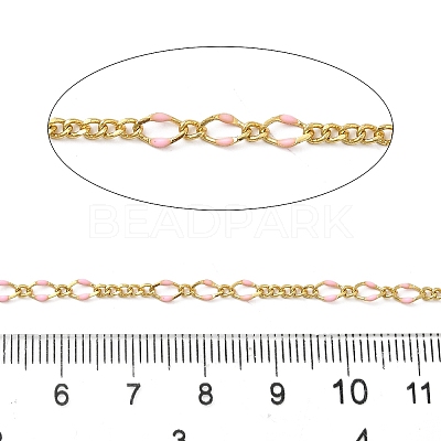 Brass Enamel Figaro Chains CHC-L053-09G-07-1