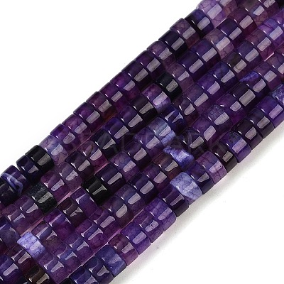 Dyed Natural Agate Beads Strands G-U030-B01-05-1