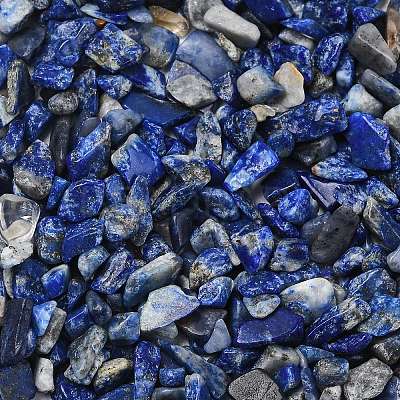 Natural Lapis Lazuli Chip Beads G-L453-05-1