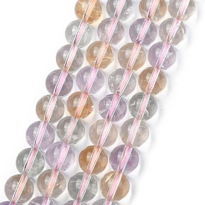 Natural Ametrine Beads Strands G-G462-8mm-06-1