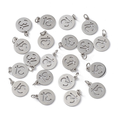 Non-Tarnish 304 Stainless Steel Charms STAS-Q201-T451P-1