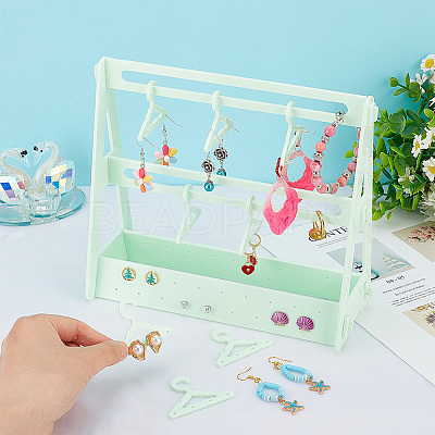 Opaque Acrylic Earring Display Stands EDIS-WH0029-16E-1