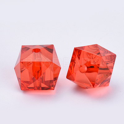 Transparent Acrylic Beads TACR-Q259-10mm-V12-01-1