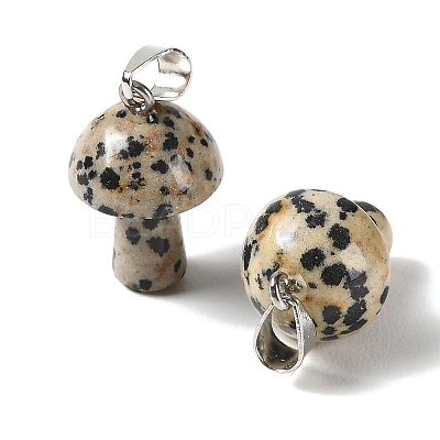 Natural Dalmatian Jasper Pendants GG-CBAA0EE-05P-11-1